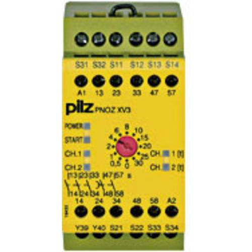 Sicherheitsschaltgerät PNOZ XV3 30/24VDC 3n/o 2n/o t PILZ Betriebsspannung: 24 V/DC 3 Schließer (B x H x T) 45 x 87 x 12...