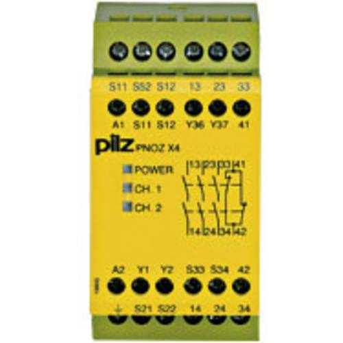 Sicherheitsschaltgerät PNOZ X4 230VAC 3n/o 1n/c PILZ Betriebsspannung: 230 V/AC 3 Schließer, 1 Öffner (B x H x T) 45 x 8...