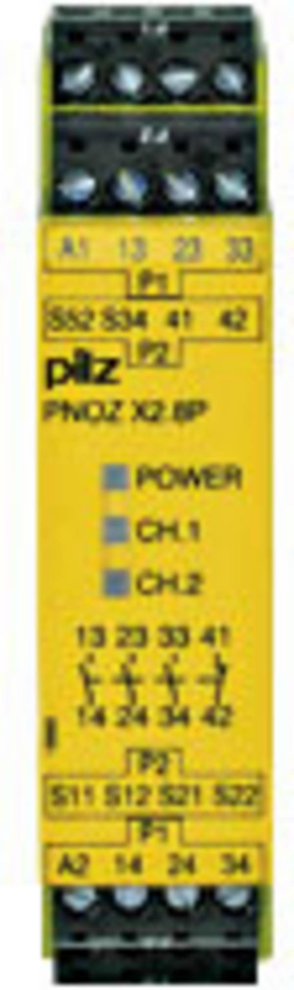 Sicherheitsschaltgerät PNOZ X2.8P 24-240VAC/DC 3n/o 1n/c PILZ 3 Schließer, 1 Öffner (B x H x T) 22.5 x 94 x 121 mm 1 St.