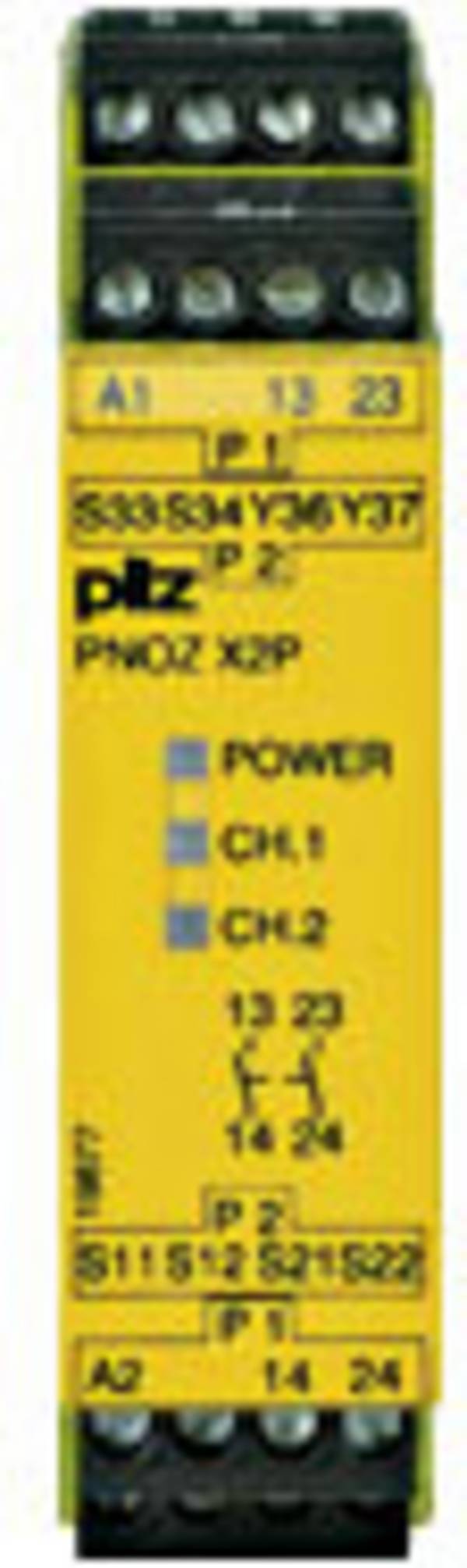 Pilz Not-Aus Schaltgerät PNOZ X2P 24VACDC 2n/o PNOZX2P24VACDC 2n/o (777303)
