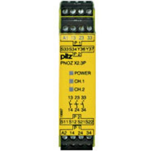Sicherheitsschaltgerät PNOZ X2.3P 24VACDC 3n/o PILZ 3 Schließer (B x H x T) 22.5 x 94 x 121 mm 1 St.