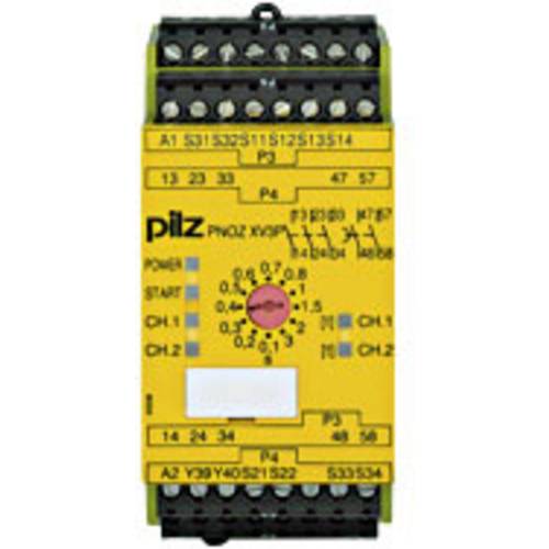 Sicherheitsschaltgerät PNOZ XV3P 3/24 VDC 3n/o 2n/o t PILZ Betriebsspannung: 24 V/DC 3 Schließer (B x H x T) 45 x 94 x 1...