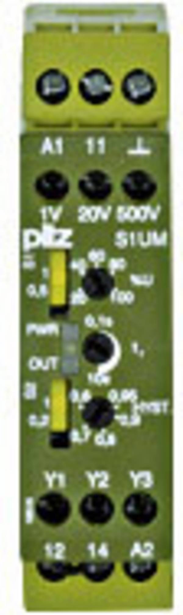 Spannungsüberwachungsrelais S1UM 110-130VAC UM 0.1-500VAC/DC PILZ 1 Wechsler (B x H x T) 22.5 x 87 x 121 mm 1 St.