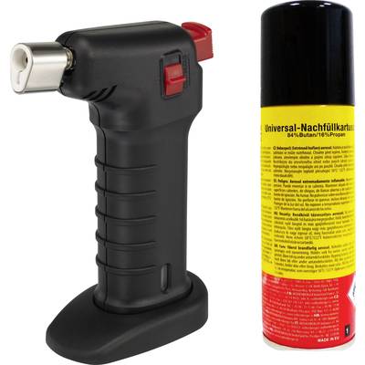 TOOLCRAFT FT-300 Gasbrenner 1300 °C 45 min inkl. Gasflasche, inkl. Piezozünder 1 St.
