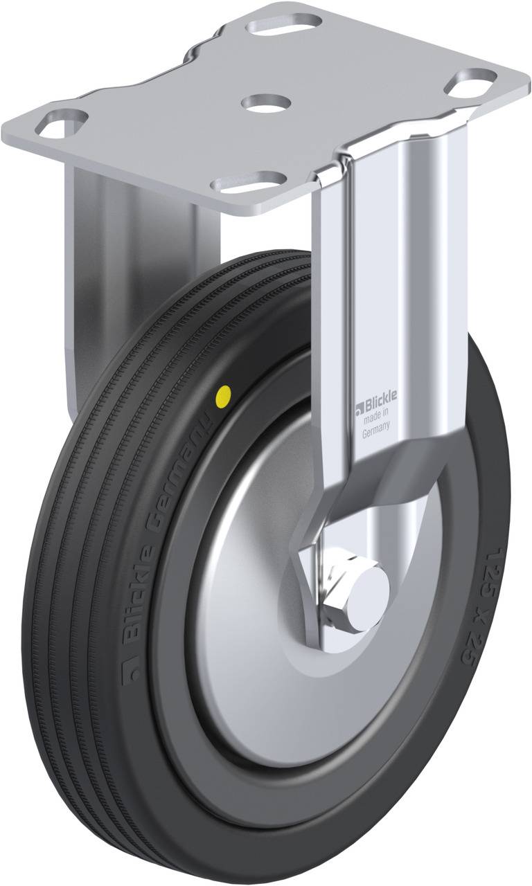 Blickle 749231 BKPA-VPA 125K-EL-FA Bockrolle Rad-Durchmesser: 125 mm Tragfähigkeit (max.): 75 kg 1 St.