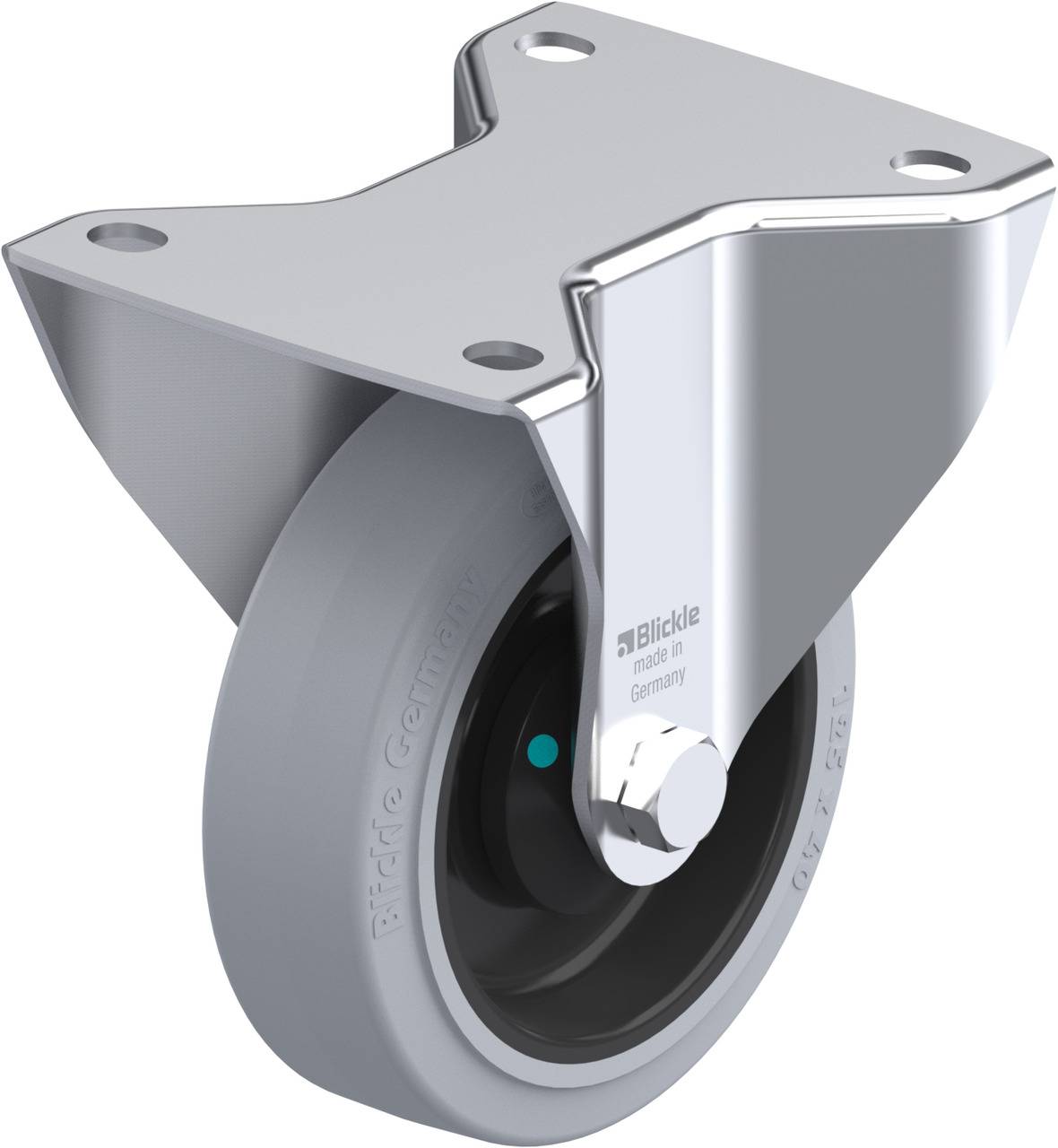 Blickle 851420 BK-POEV 125KAD-3-SG Bockrolle Rad-Durchmesser: 125 mm Tragfähigkeit (max.): 250 kg 1 St.