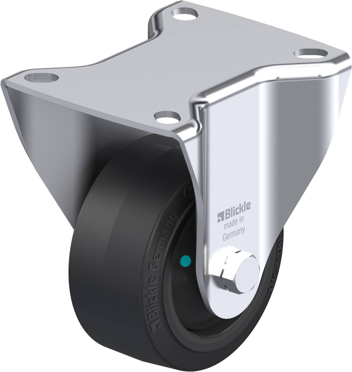 Blickle 851374 BK-POEV 82KFD Bockrolle Rad-Durchmesser: 80 mm Tragfähigkeit (max.): 170 kg 1 St.