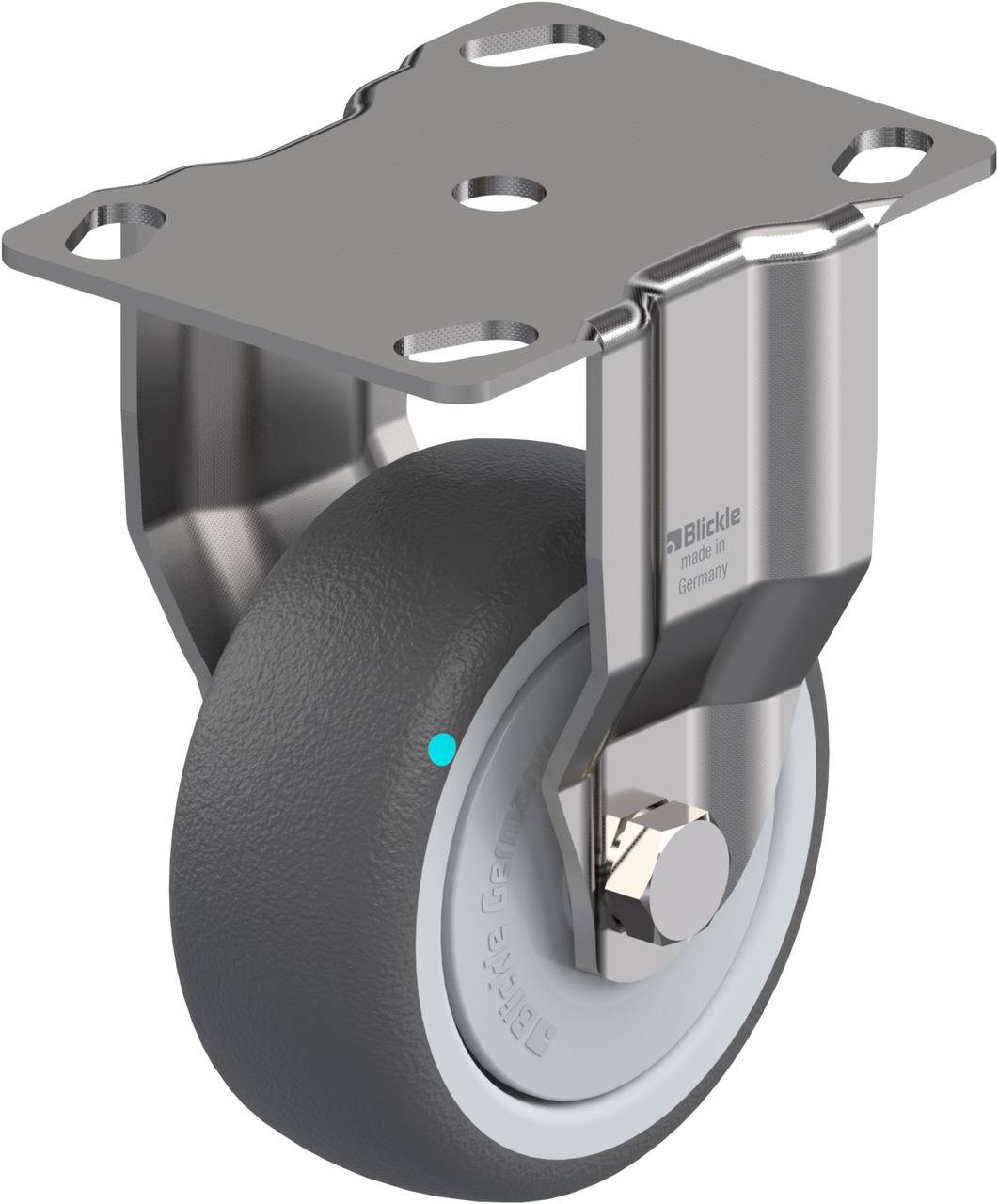 Blickle 760733 BKPXA-PATH 80KFD Bockrolle Rad-Durchmesser: 80 mm Tragfähigkeit (max.): 120 kg 1 St.