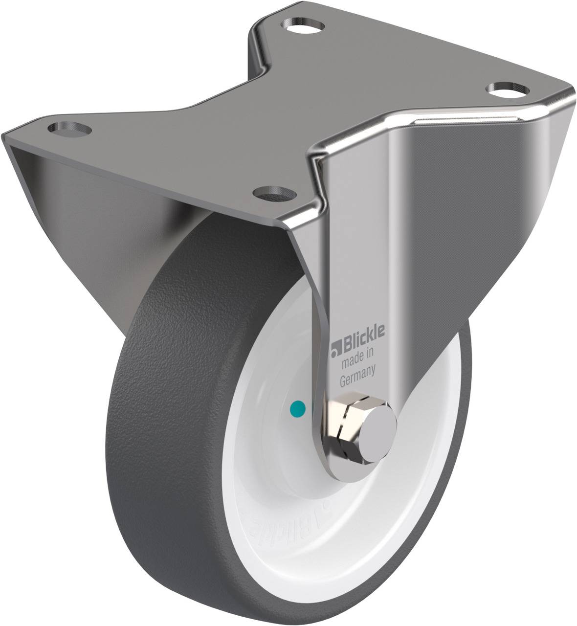 Blickle 761564 BKX-POTH 125KAD-3 Bockrolle Rad-Durchmesser: 125 mm Tragfähigkeit (max.): 350 kg 1 St.