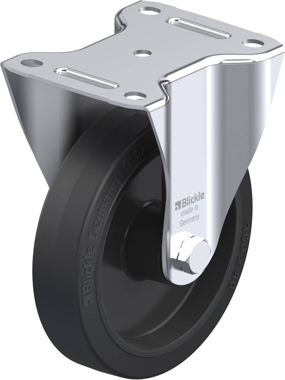 Blickle 850388 B-POEV 161XR Bockrolle Rad-Durchmesser: 160 mm Tragfähigkeit (max.): 320 kg 1 St.