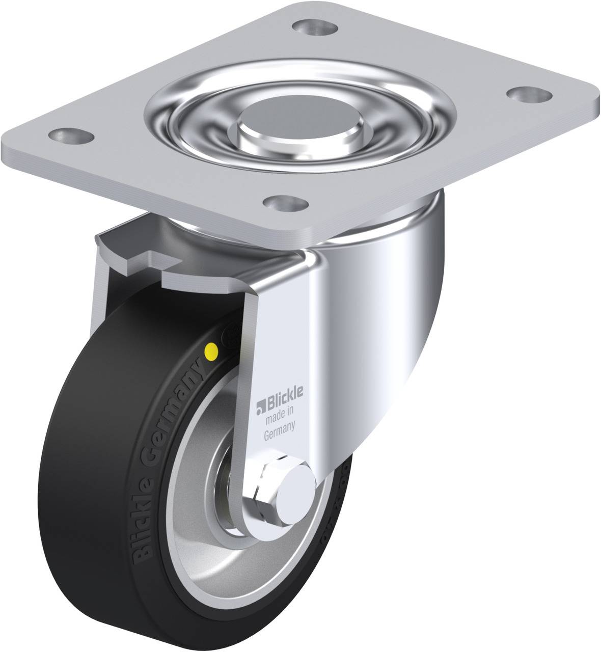 Blickle 852020 LH-ALEV 100K-3-EL Lenkrolle Rad-Durchmesser: 100 mm Tragfähigkeit (max.): 200 kg 1 St.