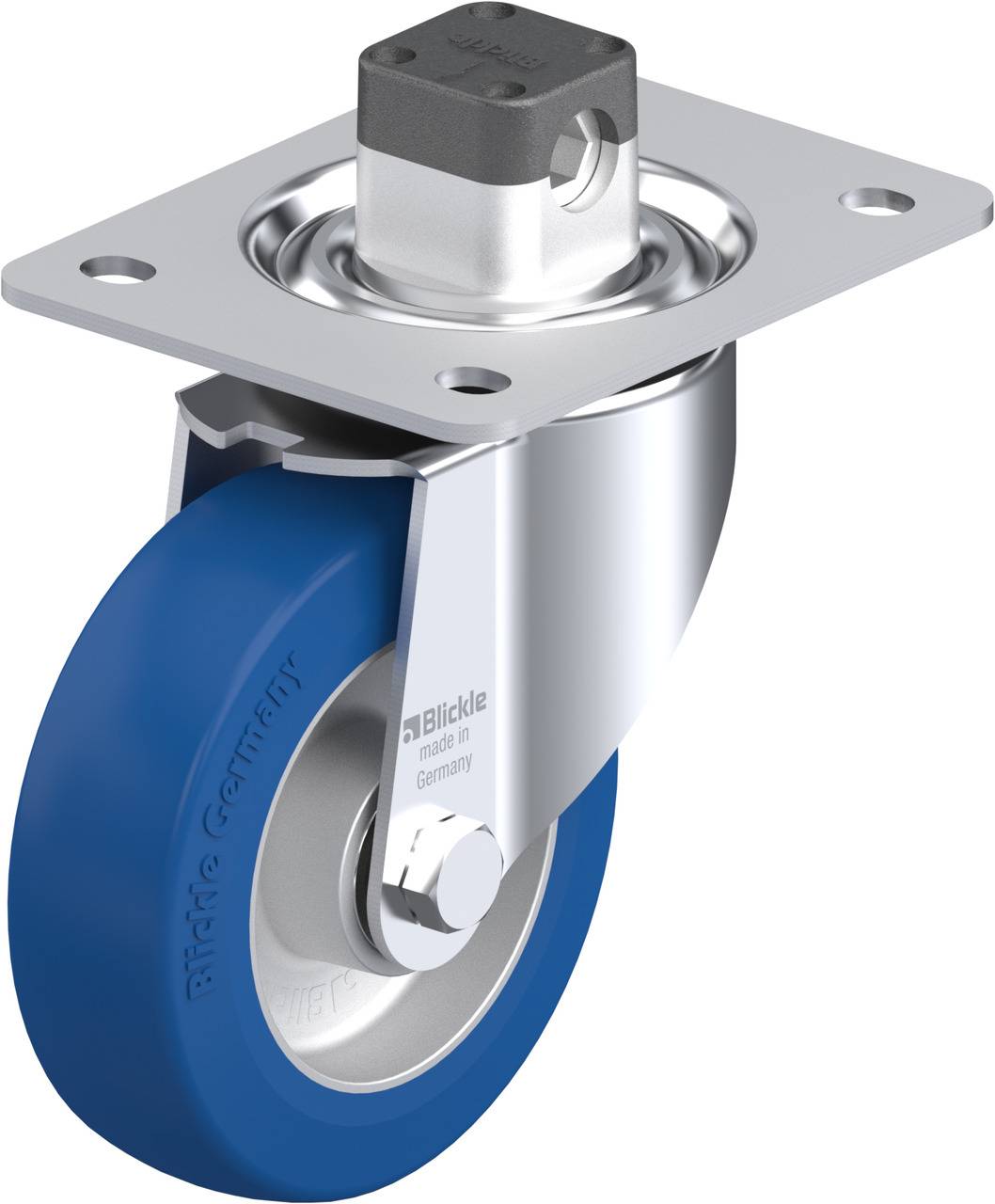 Blickle 752066 LK-ALBS 125K-3-CS11 Lenkrolle mit Feststeller Rad-Durchmesser: 125 mm Tragfähigkeit (max.): 350 kg 1 St.