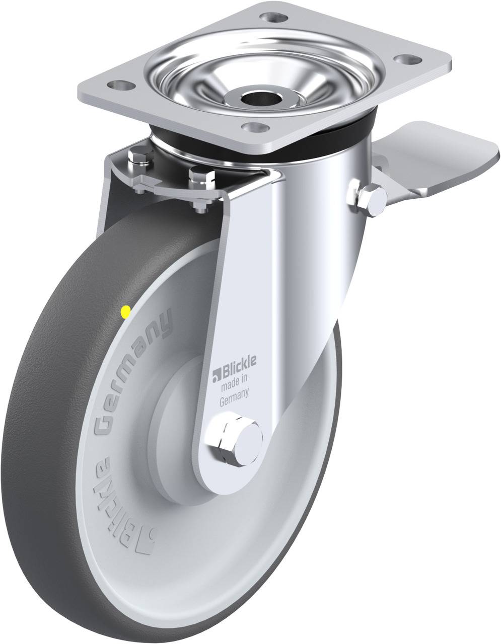 Blickle 852278 LK-PATH 200KA-ST-ELS Lenkrolle mit Feststeller Rad-Durchmesser: 200 mm Tragfähigkeit (max.): 325 kg 1 St.