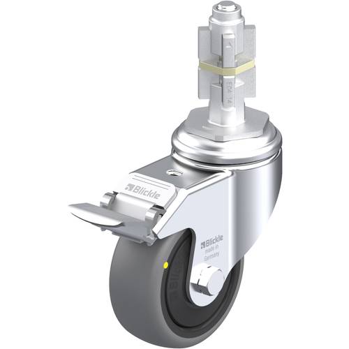 Blickle 750754 LKRA-TPA 80KF-11-FI-ELS-E14 Lenkrolle mit Feststeller Rad-Durchmesser: 80 mm Tragfähigkeit (max.): 65 kg ...