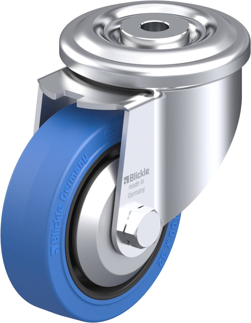 Blickle 851513 LKR-POEV 100KA-SB-FA Lenkrolle Rad-Durchmesser: 100 mm Tragfähigkeit (max.): 200 kg 1 St.