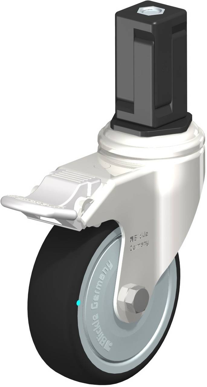 Blickle 853454 LKRXA-PATH 101KFD-11-FI-EXV15 Lenkrolle mit Feststeller Rad-Durchmesser: 100 mm Tragfähigkeit (max.): 120...