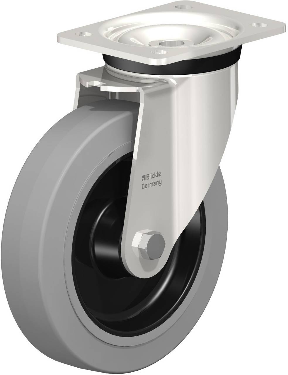 Blickle 475137 LKX-POEV 200XR-SG Lenkrolle Rad-Durchmesser: 200 mm Tragfähigkeit (max.): 500 kg 1 St.