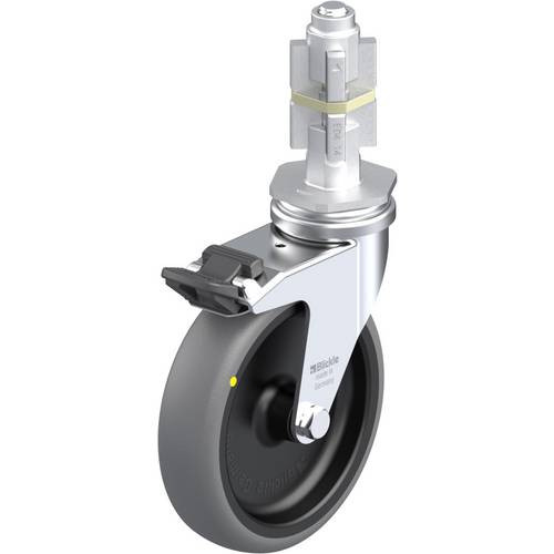 Blickle 751086 LRA-TPA 100G-FI-ELS-E04 Lenkrolle mit Feststeller Rad-Durchmesser: 100 mm Tragfähigkeit (max.): 60 kg 1 S...