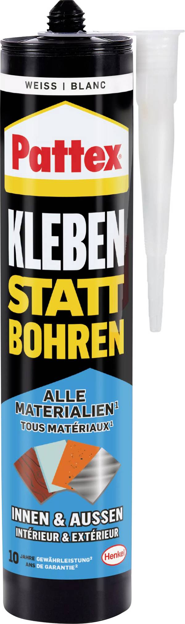 Pattex Kleben statt Bohren Klebe- und Dichtmasse PKBUW 450 g