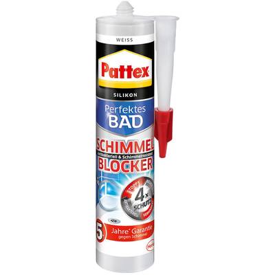 Pattex Perfektes Bad Schimmel-Blocker Herstellerfarbe Weiß PFSBW 300 ml