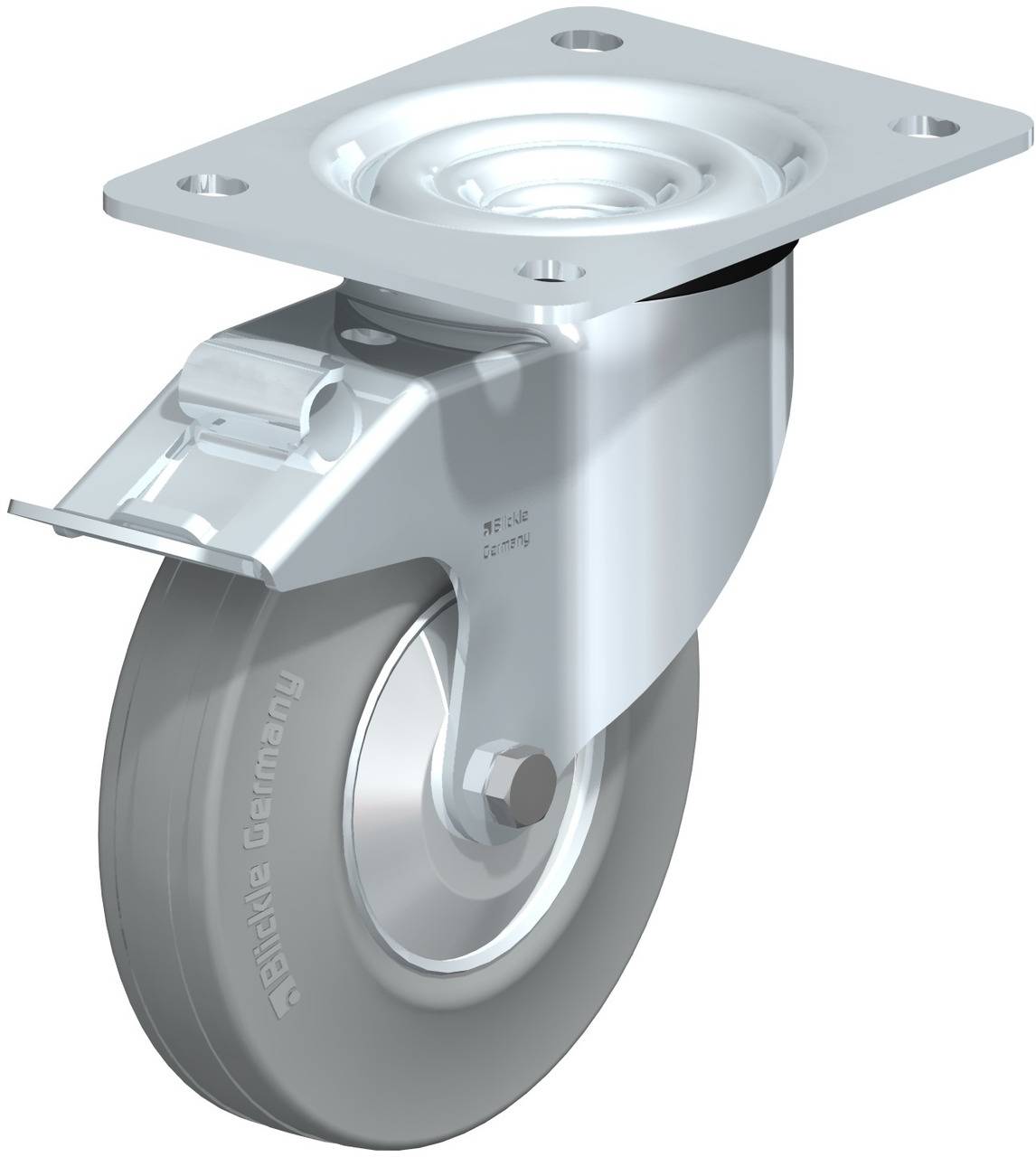 Blickle 749503 L-RD 140R-FI-VLI-FA Lenkrolle mit Feststeller Rad-Durchmesser: 140 mm Tragfähigkeit (max.): 175 kg 1 St.