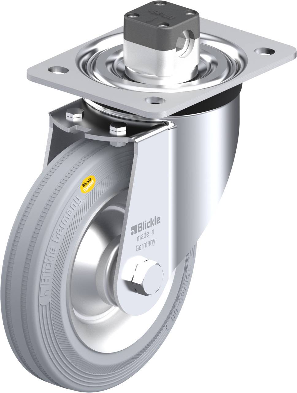 Blickle 849992 L-RD 162R-CS11-VLI Lenkrolle mit Feststeller Rad-Durchmesser: 160 mm Tragfähigkeit (max.): 225 kg 1 St.