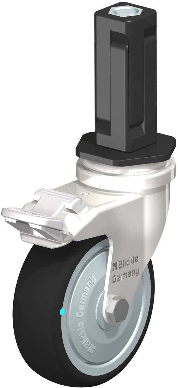 Blickle 853372 LRXA-PATH 75KFD-FI-EXV03 Lenkrolle mit Feststeller Rad-Durchmesser: 75 mm Tragfähigkeit (max.): 75 kg 1 S...