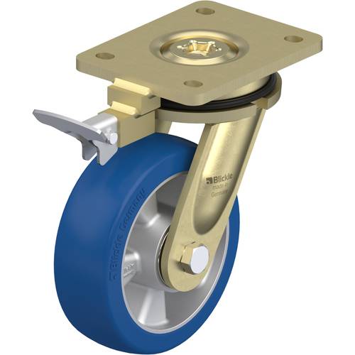 Blickle 852462 LS-ALBS 150K-RI4 Lenkrolle mit Feststeller Rad-Durchmesser: 150 mm Tragfähigkeit (max.): 500 kg 1 St.
