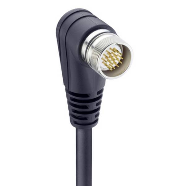 Lumberg Automation 63298 Sensor-/Aktor-Steckverbinder, konfektioniert M23 Stecker, gewinkelt 20.00 m Polzahl Sensoren: 12 1 St.