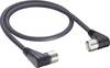 Lumberg Automation 1752 Sensor-/Aktor-Anschlussleitung M23 Stecker, gewinkelt, Kupplung, gewinkelt 10.00 m Polzahl Sensoren: 19 1 St.