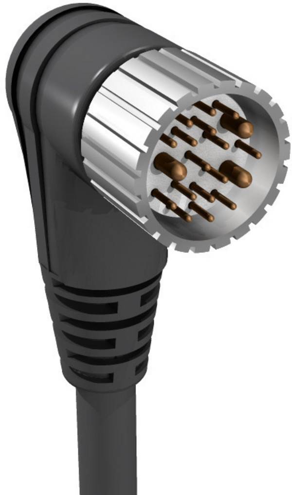 Lumberg Automation 934637085 Sensor-/Aktor-Steckverbinder, konfektioniert M23 Stecker, gewinkelt 20.00 m Polzahl Sensoren: 12 1 St.