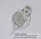 Ein Mikroskop-Bild eines Rotatoria Lepadella. Beschriftung enthält Details zum verwendeten Mikroskopmodell, 'Science Infinity 5760700', und Kamera 'MikroCam Pro HDMI 5MP 5914185'.