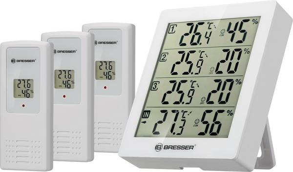 Bresser Temeo Hygro Quadro - Thermo-Hygrometer