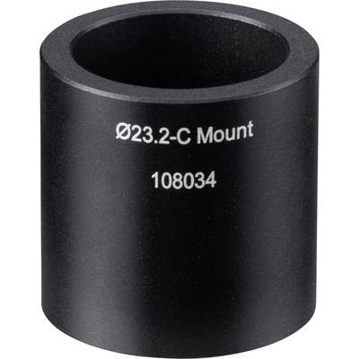 Zylinderförmiger Adapter mit der Aufschrift 'Ø23.2-C Mount' und '108034'. Wird vermutlich zur Verbindung optischer Geräte verwendet.