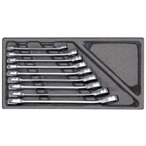 Thumbnail - Gedore RED 3301701 R22150002 Maul-Ringratschenschlüssel-Satz Schlüsselweite (Metrisch) 07 - 29 mm