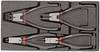 Gedore RED 3301716 Sicherungsringzange Spitzenform (Details) gerade, abgewinkelt 90°