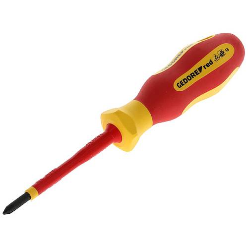 Gedore RED R39200115 3301404 Kreuzschlitz-Schraubendreher 1 Klingenlänge: 80 mm DIN 7438, DIN ISO 8764, DIN EN 60900