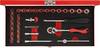Gedore RED R49004033 Steckschlüsselsatz metrisch 1/4" 3300000