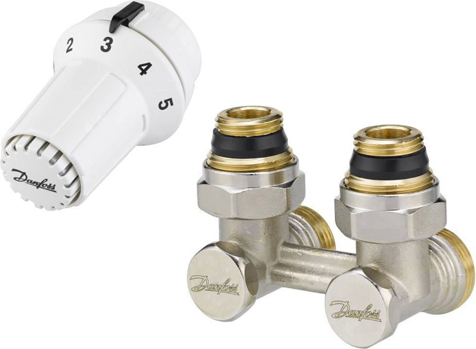 Danfoss RAS-C + RLV-KS 1/2" ANGLE