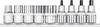 Gedore RED R68008009 3301872 Innen-Sechskant Schraubendrehereinsatz 12.5 mm 1/2" 1/2"