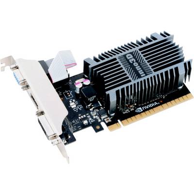 Inno 3D Grafikkarte Nvidia GeForce GT710 1 GB GDDR3-RAM PCIe HDMI®, DVI, VGA Passiv gekühlt-0