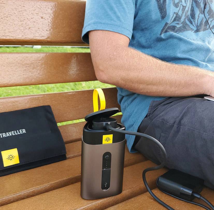 Power Traveller Condor 100 Powerbank 27000 mAh Quick Charge 3.0, USB PD Li-Ion USB-A, USB-C® Anthrazit Outdoor, Statusan-3