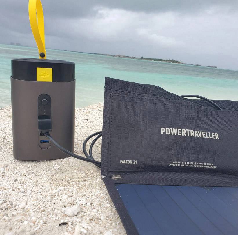 Power Traveller Condor 100 Powerbank 27000 mAh Quick Charge 3.0, USB PD Li-Ion USB-A, USB-C® Anthrazit Outdoor, Statusan-4
