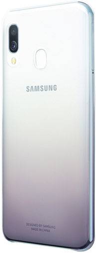 Harte Hülle mit Farbverlauf für Samsung Galaxy A40 Transparent-2