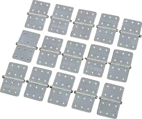 DU-BRO Hinges 16/28 Scharnier Rechteckig Polyamid (L x B) 28 mm x 16 mm 15 St.