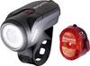 Sigma Fahrradbeleuchtung Set AURA 35 / Nugget Set LED akkubetrieben Schwarz