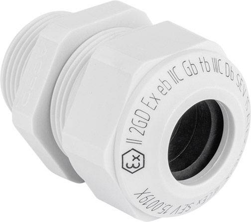 Kaiser Elektro EX1571.20.110 Kabelverschraubung M20 Kunststoff Lichtgrau 1 St.