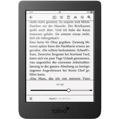 Tolino page 2 eBook-Reader 15.2 cm (6 Zoll) Schwarz