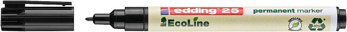 EDDING Permanentmarker 25 schwarz EcoLine (4-25001)