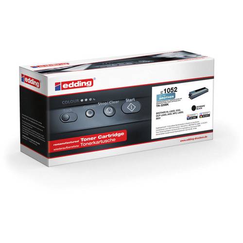 Edding Toner Kompatibel Schwarz 4000 Seiten EDD-1052 Brother TN-326BK 18-1052